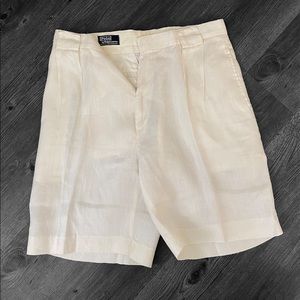 Polo y Ralph Lauren linen shorts